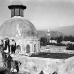 Restoration of Qa’a dome, exterior 1940 - Photographer: Michel Écochard