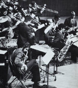 Photo of MIT Jazz band from MIT Musical Clubs brochure