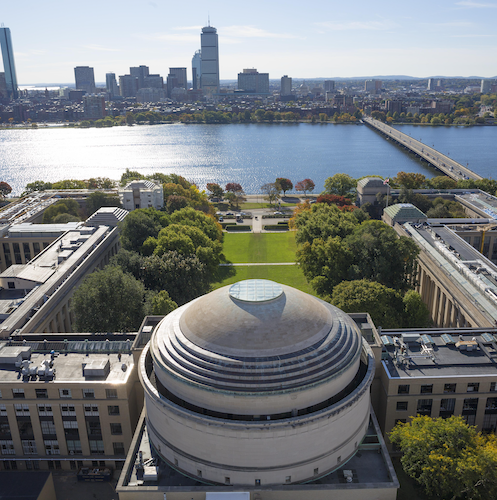 MIT Great Dome looking towards Boston