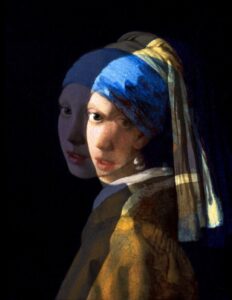 Altered version of The Girl with the Pearl Earring