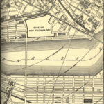 Map showing the site of the “New Technology” campus in Cambridge, 1912
