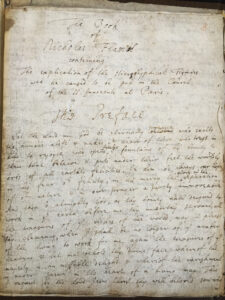 Newton manuscript