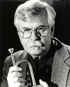 Pomeroy with trumpet