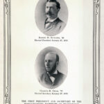 First Alumni Association President and Secretary, 1876