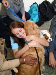 therapy dog kyle hug kimberle photo cropped