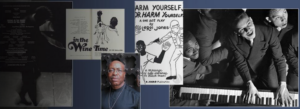 Posters and photographs of African American performers