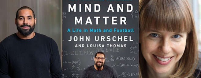 MIT Reads presents “From the NFL to MIT: A conversation with Prof. John Urschel & Louisa Thomas (hybrid)”