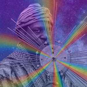 Afrofuturism exhibition graphic