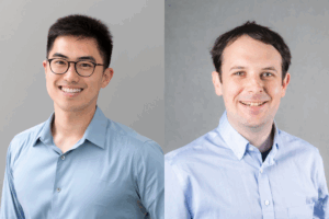 Head shots of Shiwei Mitchell-Wang and Teddy Warner 