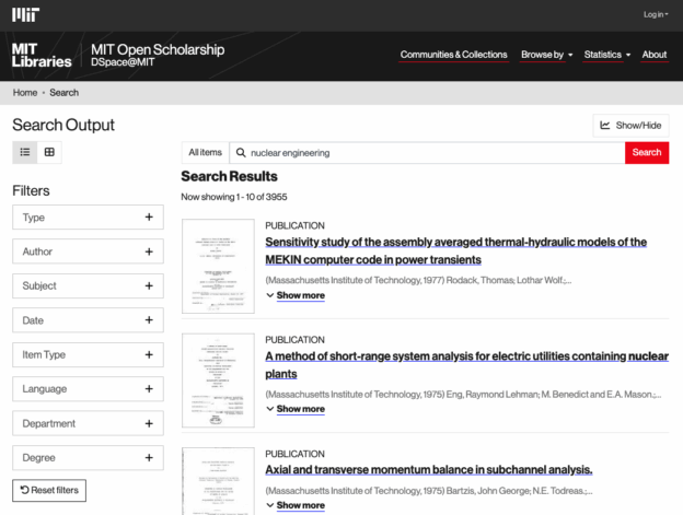 MIT Open Scholarship: New Name for Newly Upgraded DSpace@MIT | News