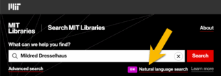 Search MIT Libraries: Discover more with a single search