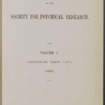 Proceedings, Society for Psychical Research (Vail Collection)